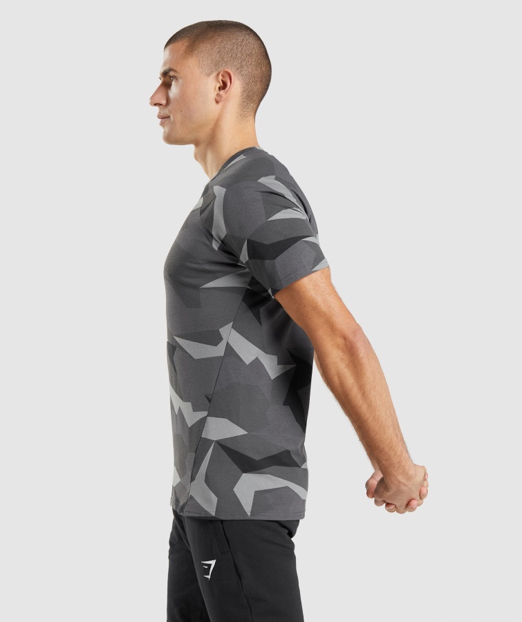 Gymshark Kritisk T-shirt Sort Print