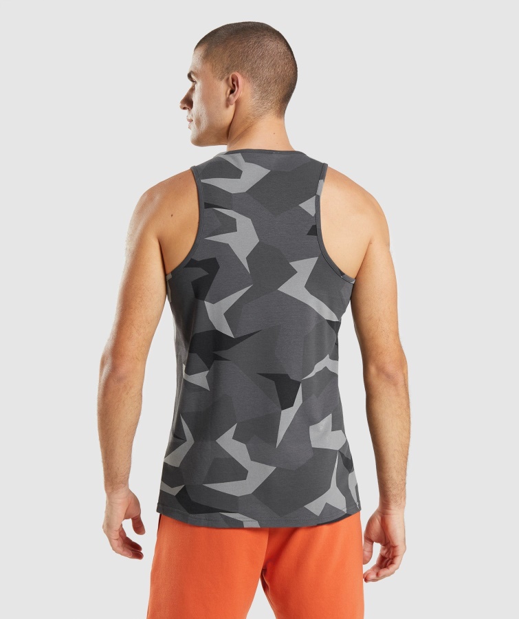 Gymshark Kritisk Tank Sort Print