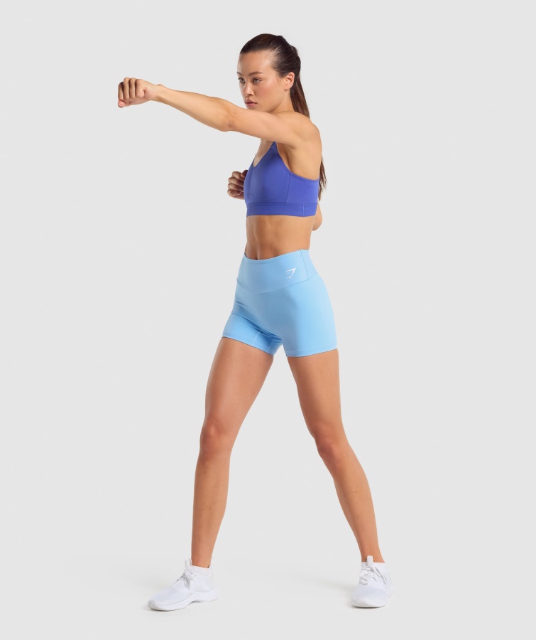 Gymshark Mørkeblå Letvægts Sports-bh Med Høj Støtte