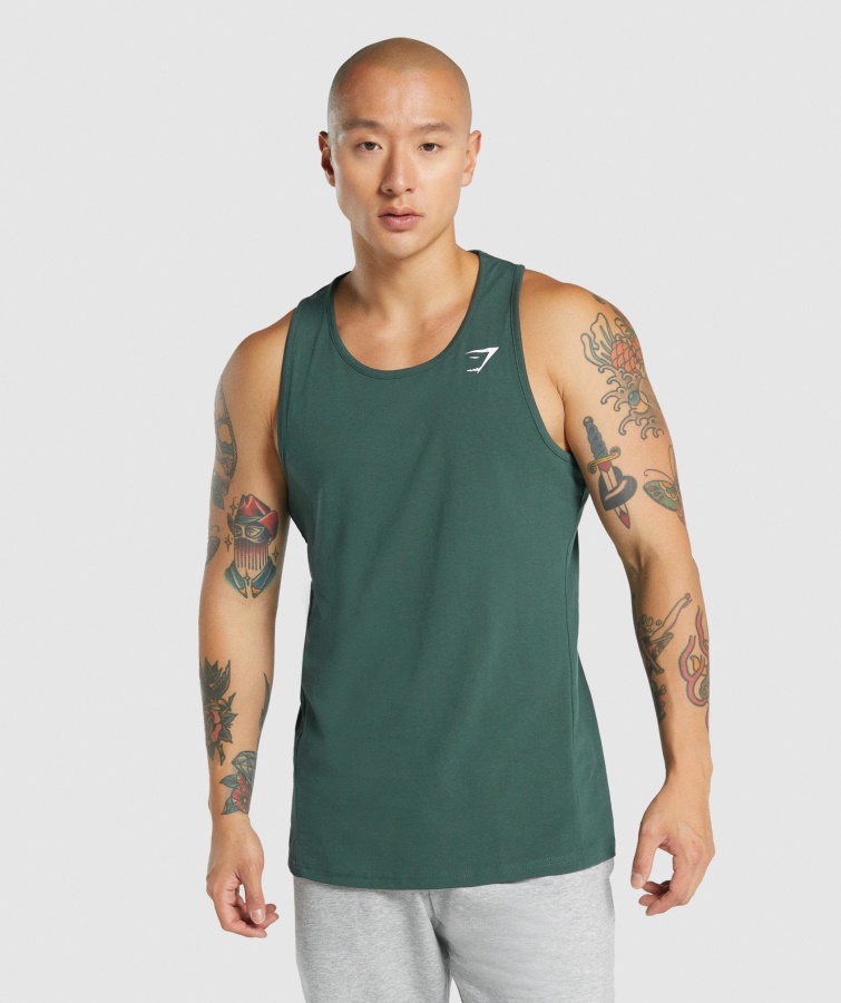 Gymshark Mørkegrøn Kritisk 2.0 Tank