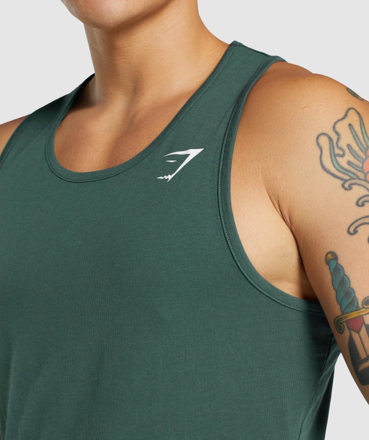 Gymshark Mørkegrøn Kritisk 2.0 Tank