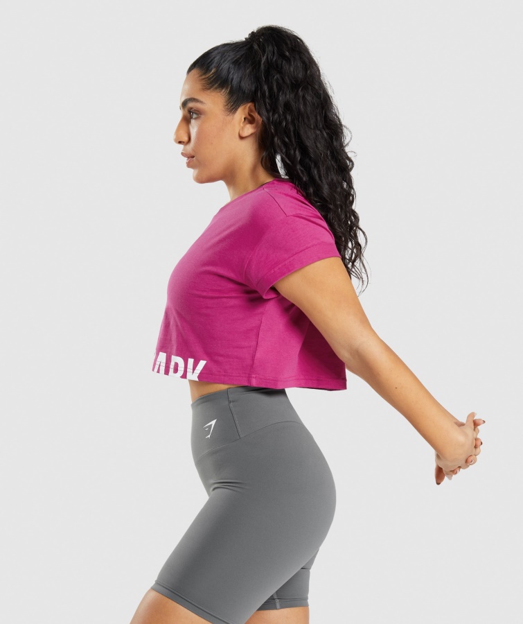 Gymshark Dragon Pink Fraktion Afgrødetop
