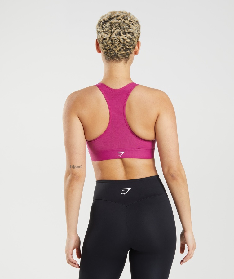 Gymshark Dragon Pink Letvægts Sports-bh Med Høj Støtte