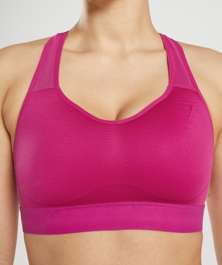 Gymshark Dragon Pink Letvægts Sports-bh Med Høj Støtte