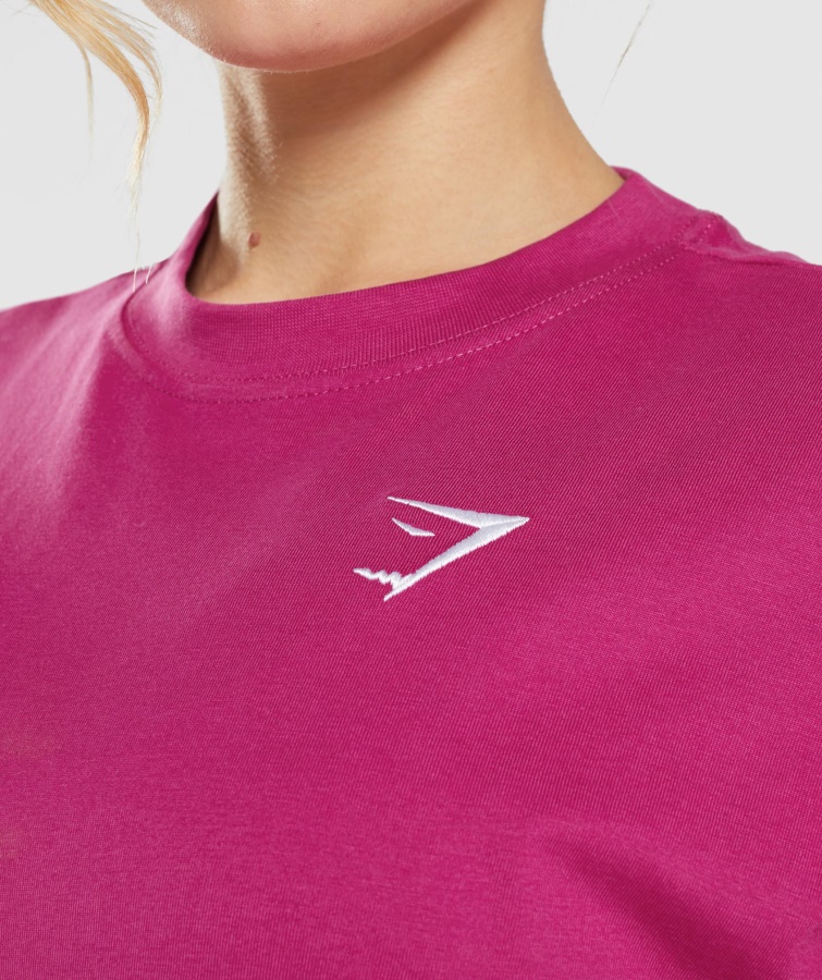 Gymshark Dragon Pink Træning Oversized T-shirt