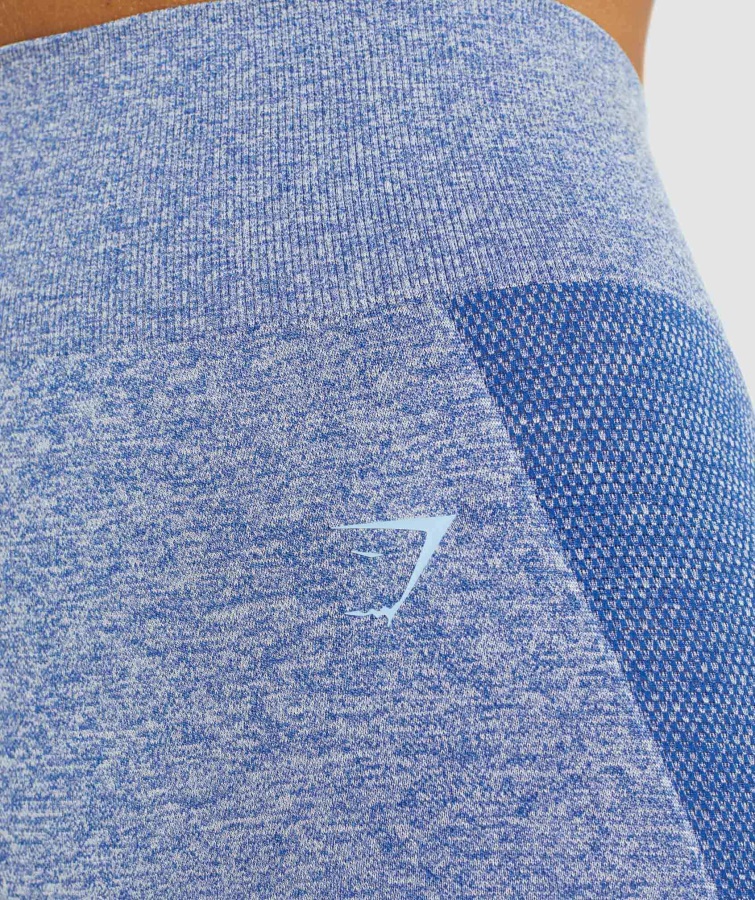 Gymshark Earl Blue Marl Flex Højtaljede Leggings