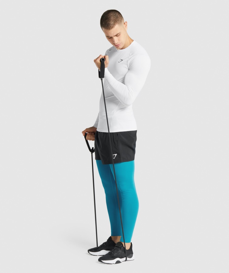 Gymshark Element Baselayer Langærmet T-shirt Hvid