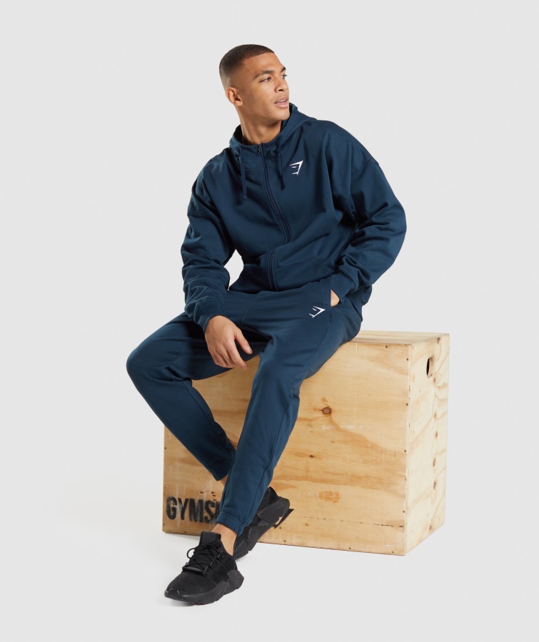 Gymshark Essential Oversized Jogger Marineblå