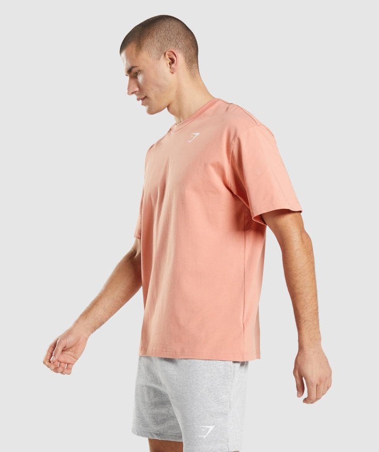 Gymshark Essential Oversized T-shirt Nevada Pink