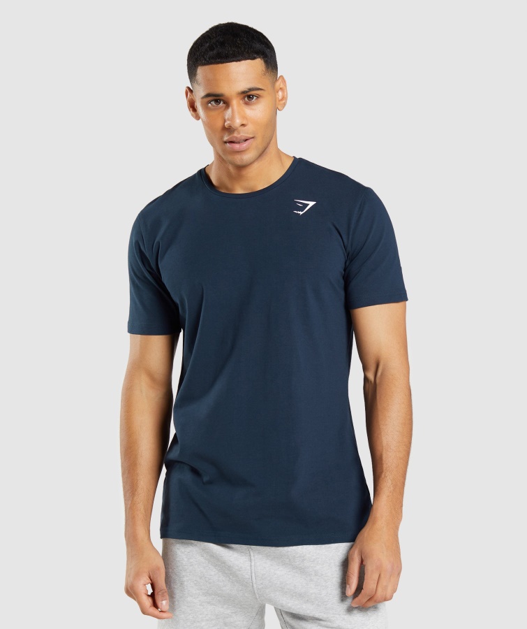 Gymshark Essentiel T-shirt Marineblå