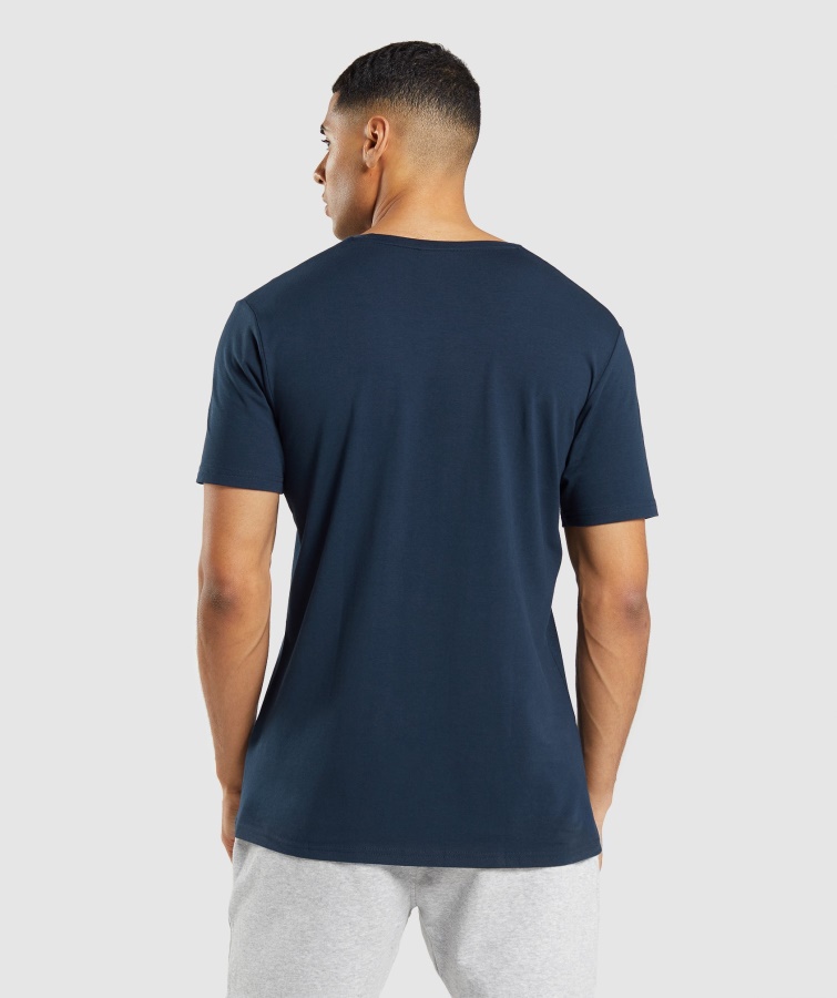 Gymshark Essentiel T-shirt Marineblå