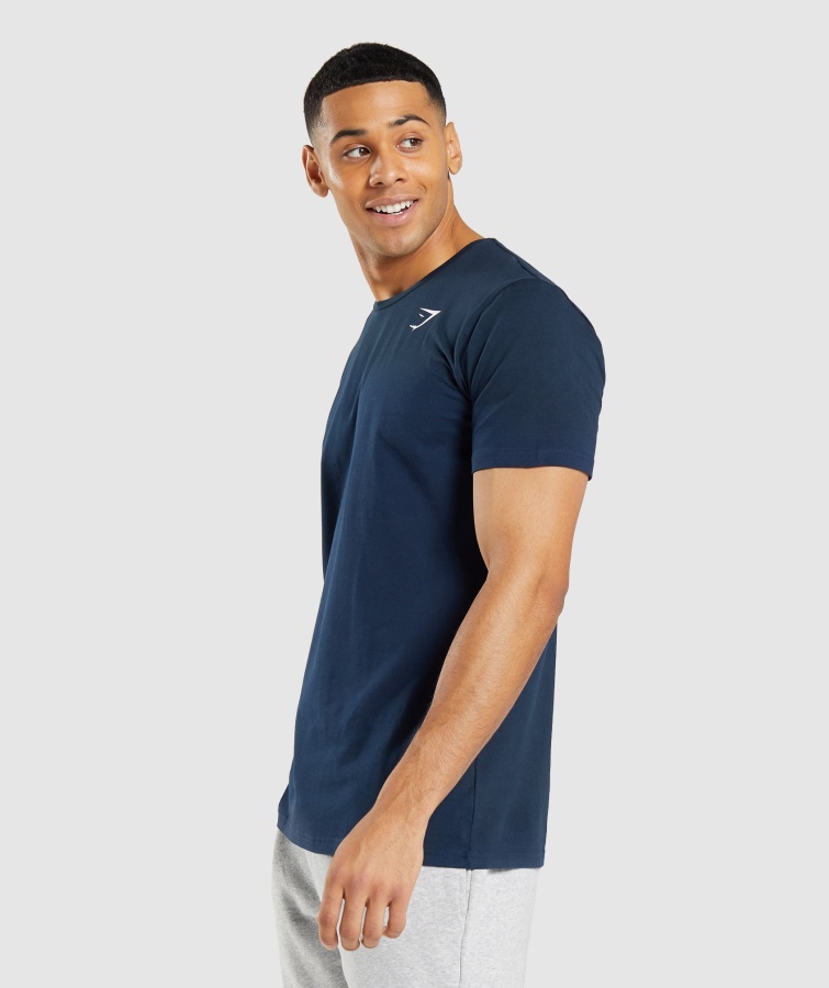 Gymshark Essentiel T-shirt Marineblå