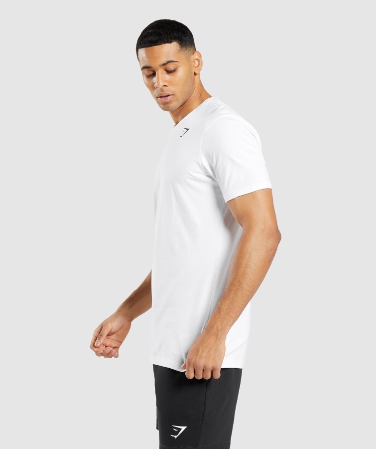 Gymshark Essential T-shirt Hvid