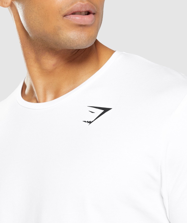 Gymshark Essential T-shirt Hvid