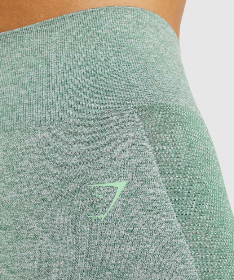 Gymshark Flex Højtaljede Leggings Studio Grøn Mergel