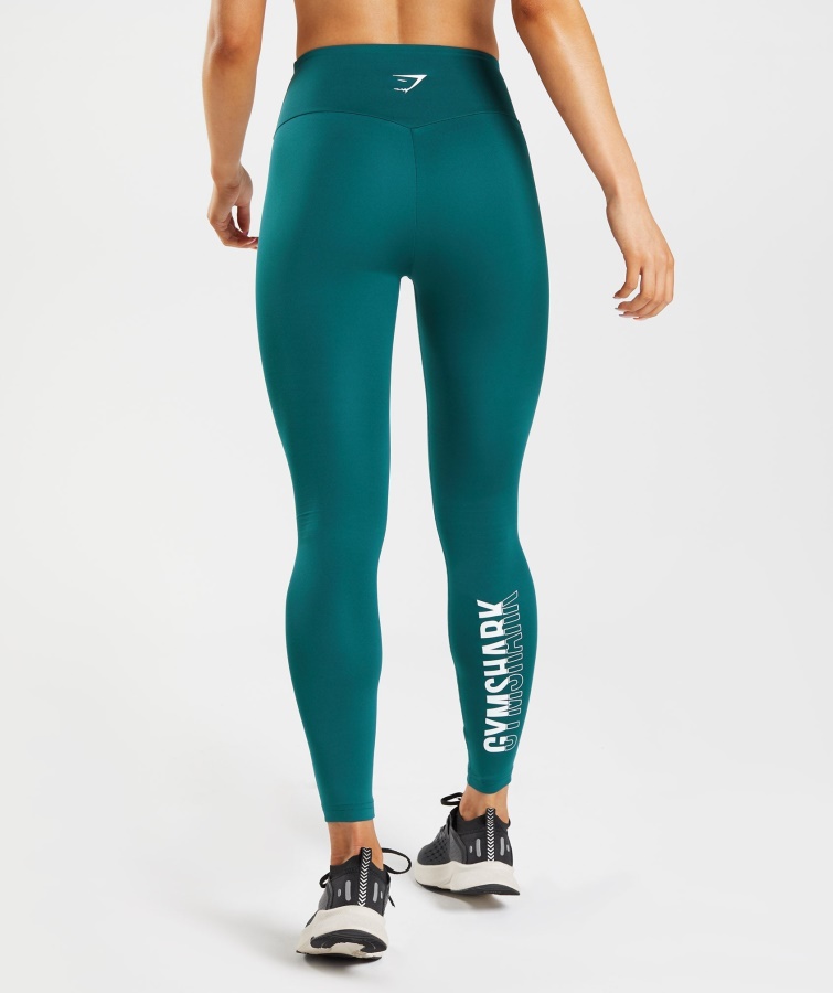 Gymshark Fraktion Leggings Vinter Krikand