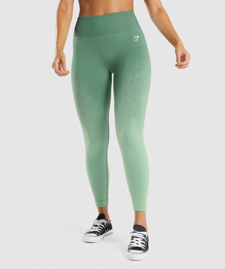 Gymshark Grøn-lysegrøn Adapt Ombre Sømløse Leggings