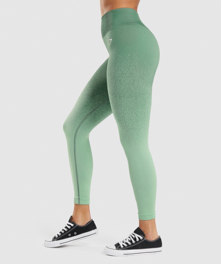Gymshark Grøn-lysegrøn Adapt Ombre Sømløse Leggings