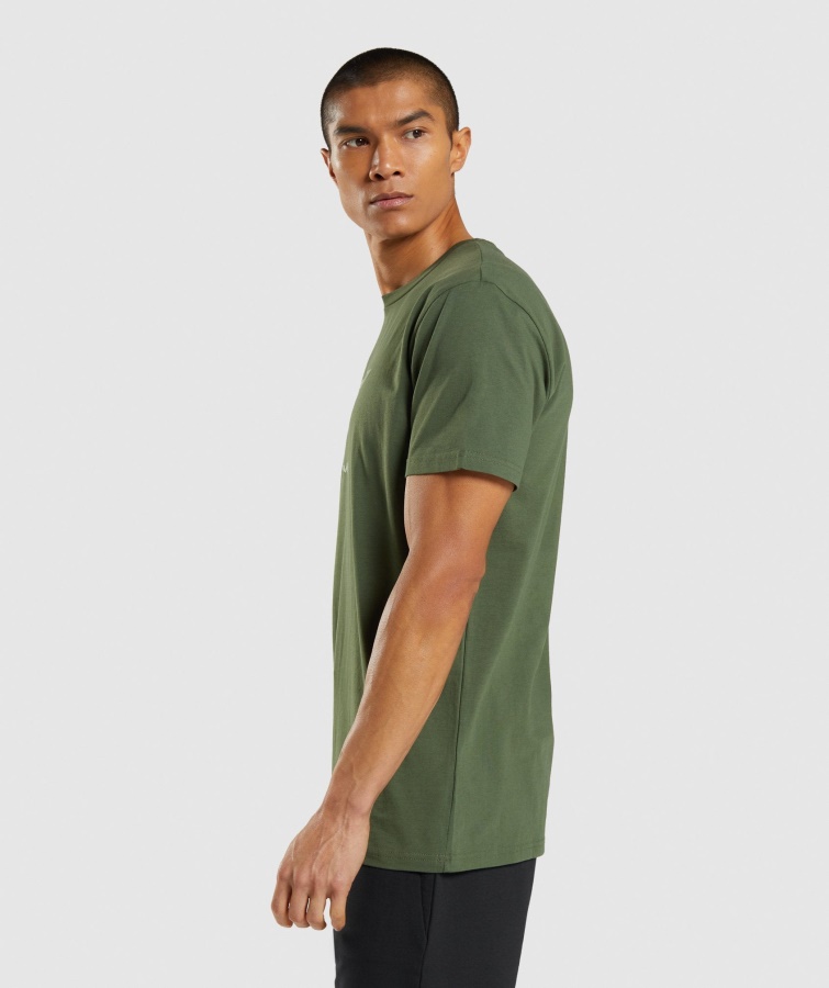 Gymshark Green Sharkhead Infill T-shirt