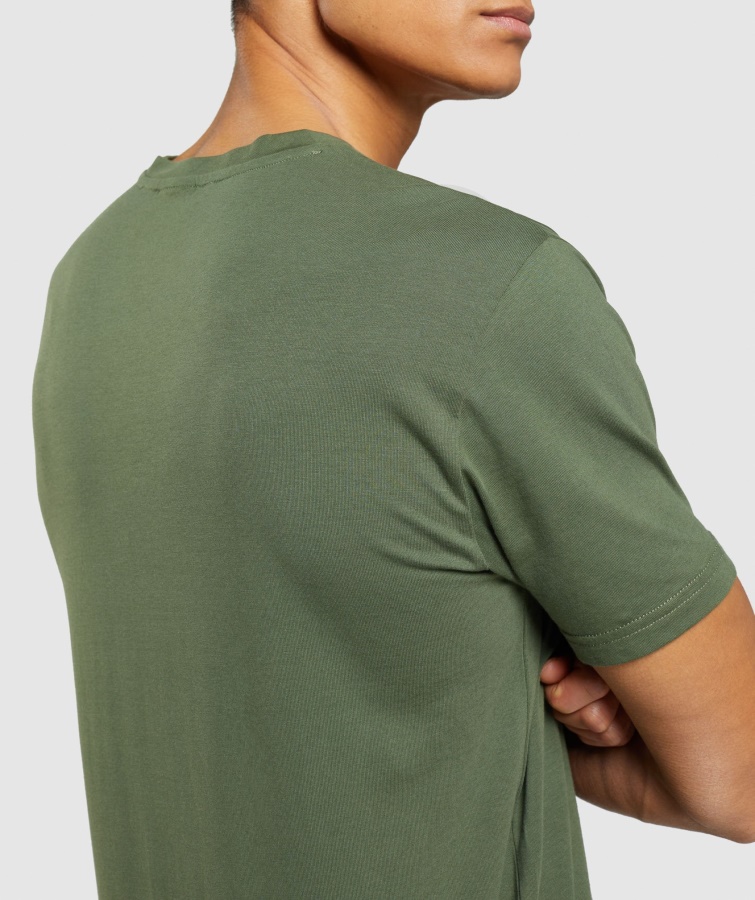Gymshark Green Sharkhead Infill T-shirt