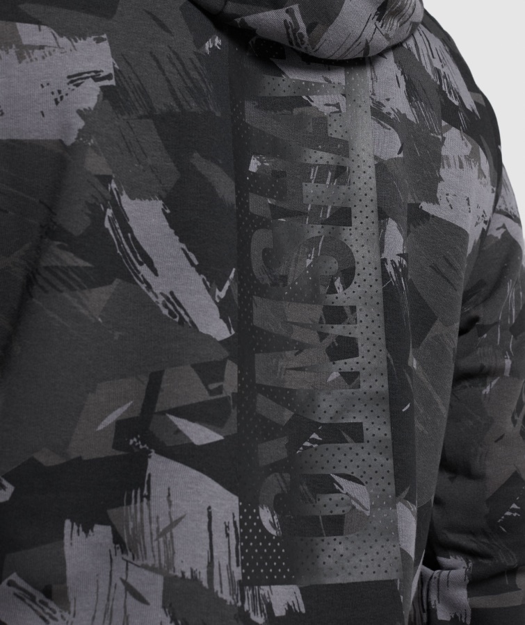 Fed Hættetrøje Med Gymshark Gråt Print