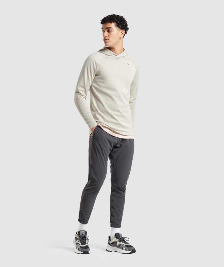 Gymshark Grå Studio Hættetrøje