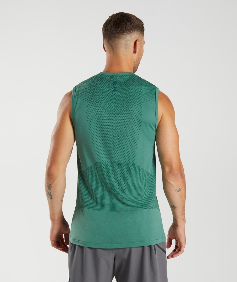 Gymshark Hoya Grøn-skovgrøn Apex Sømløs Tank