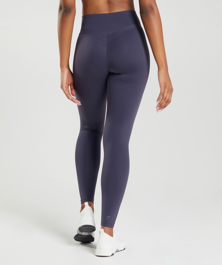 Gymshark Indigo Marineblå Whitney Leggings I Høj Talje