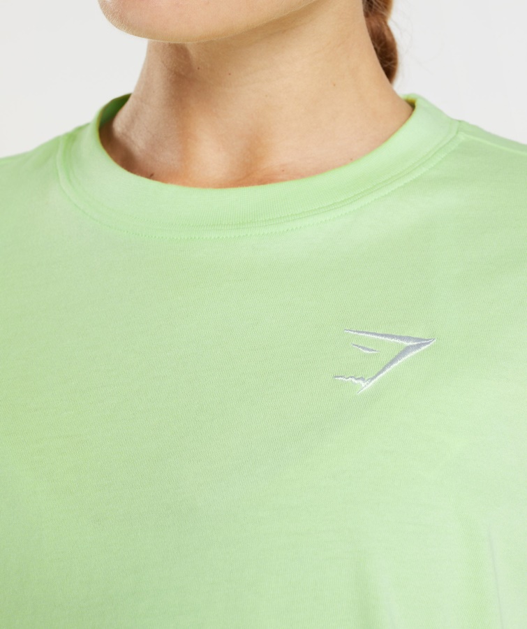 Gymshark Kiwi Green Træning Oversized T-shirt