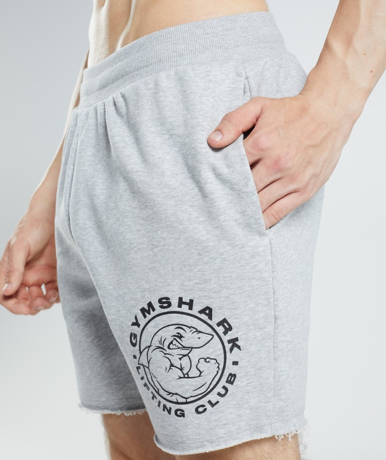 Gymshark Legacy Shorts Lysegrå Core Mergel