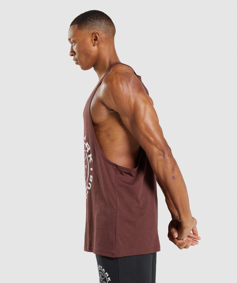 Gymshark Legacy Stringer Kirsebærbrun