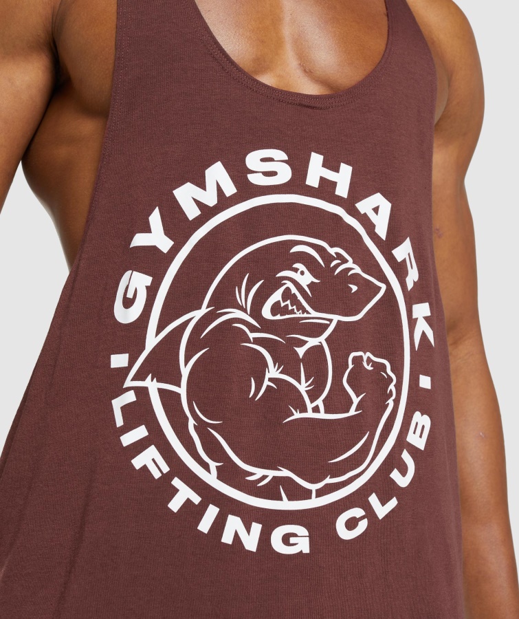 Gymshark Legacy Stringer Kirsebærbrun