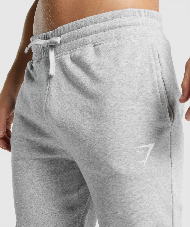 Gymshark Lysegrå Core Marl Crest Joggers