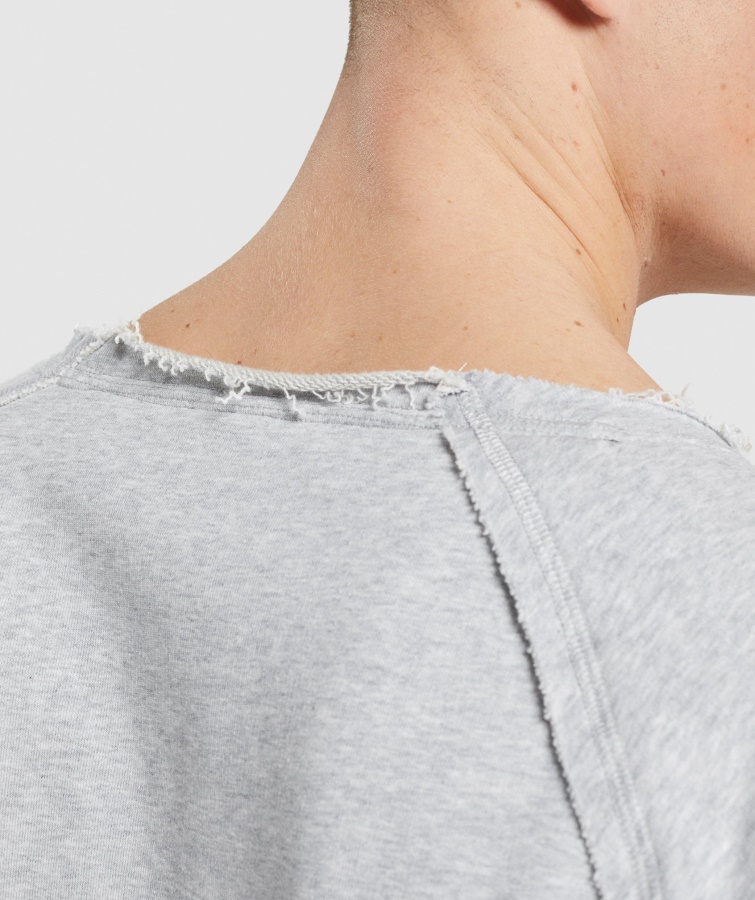 Gymshark Lysegrå Kerne Marl Legacy Kludetop