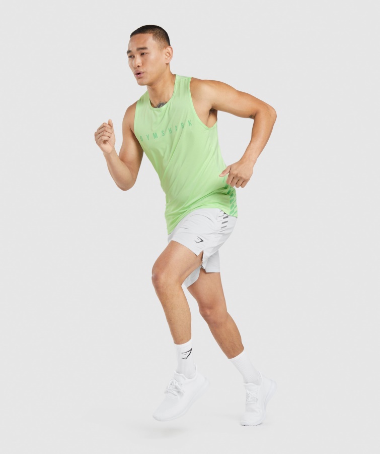 Gymshark Lysegrå Sportsstribet 7