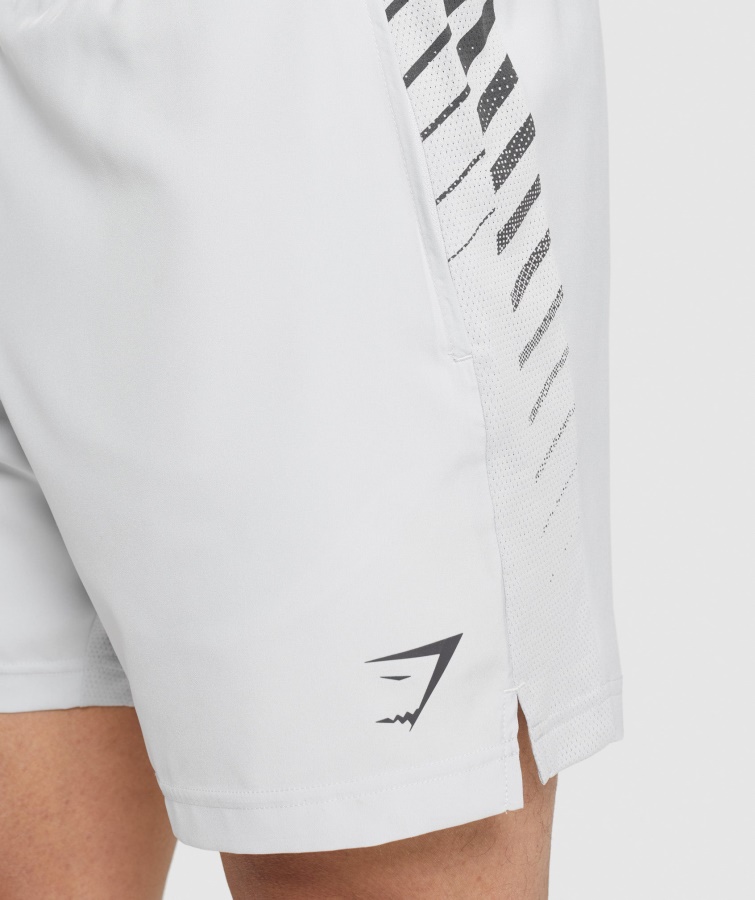 Gymshark Lysegrå Sportsstribet 7