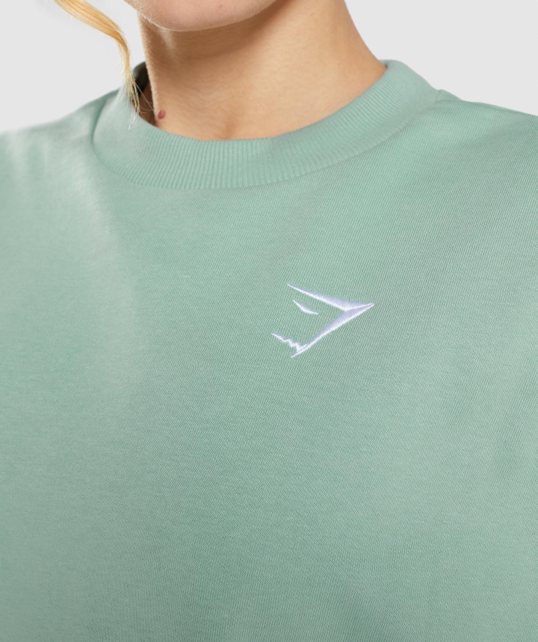 Gymshark Maya Blå Træning Oversized Sweatshirt