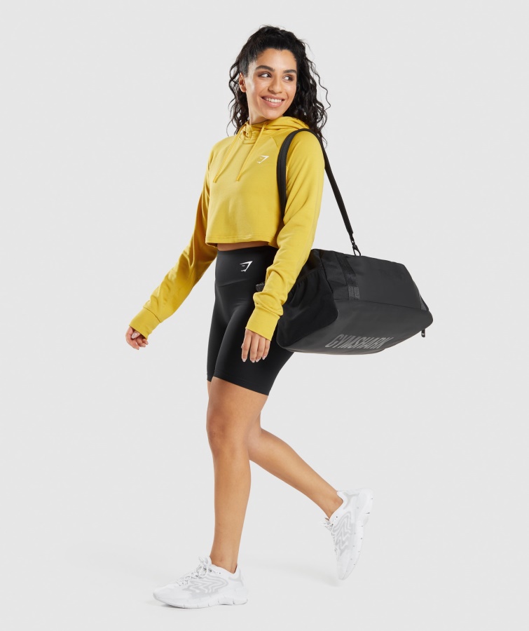 Gymshark Medaljon Gul Trænings-hættetrøje