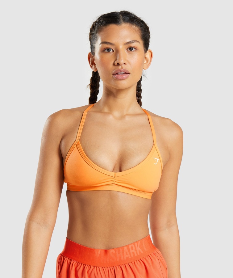 Gymshark Minimal Sports Bh Abrikos Orange