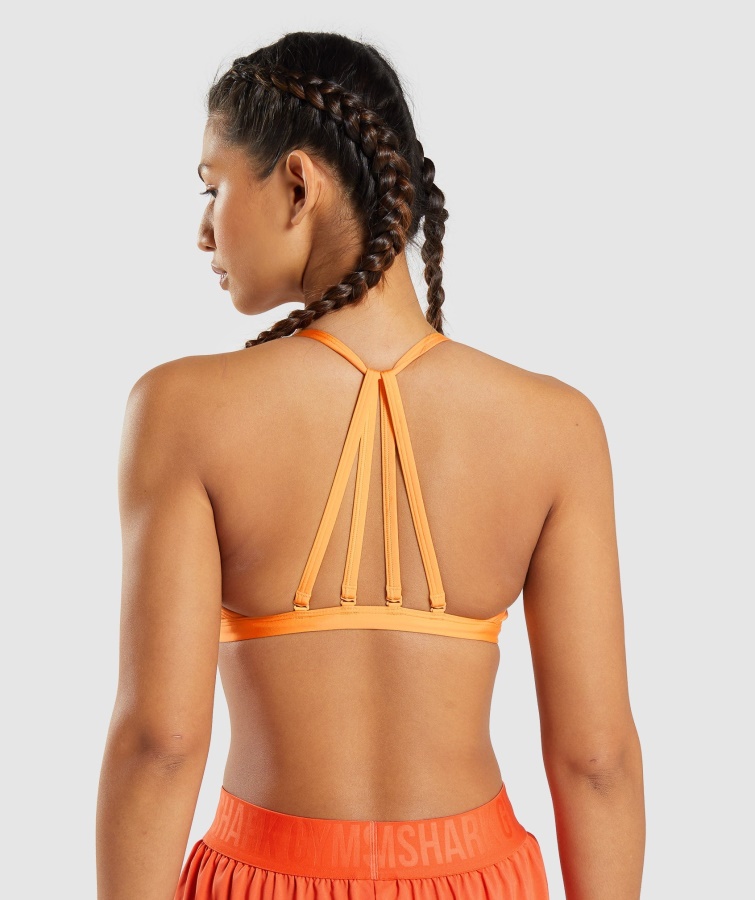Gymshark Minimal Sports Bh Abrikos Orange