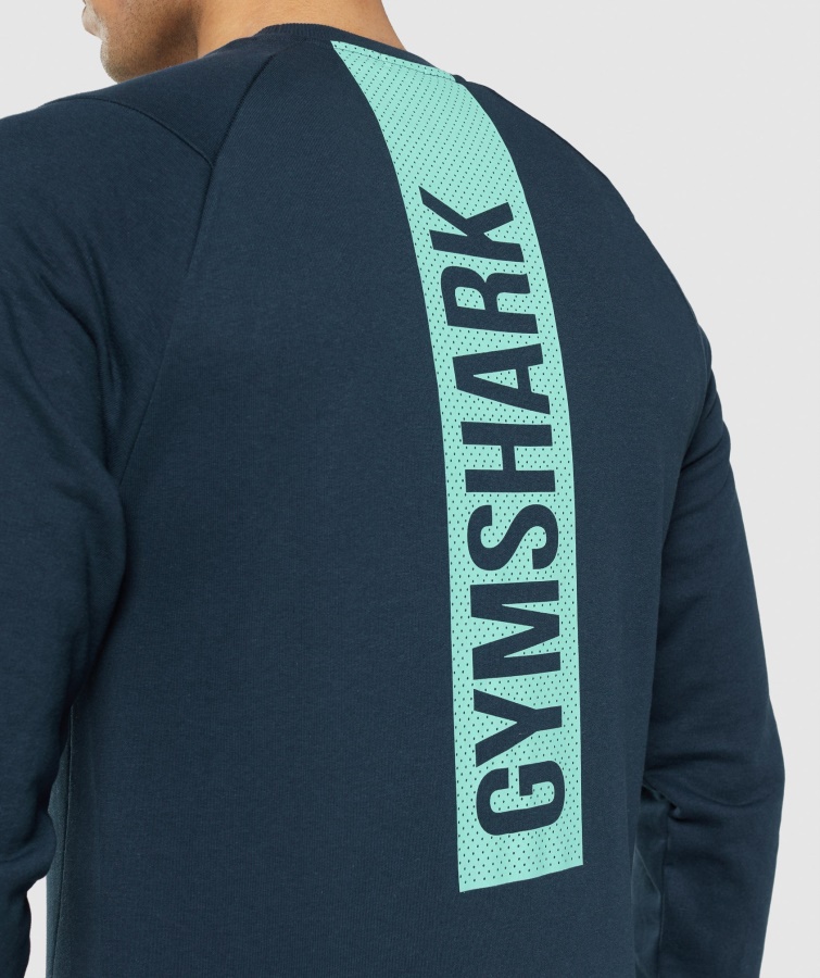 Gymshark Navy Fed Besætning