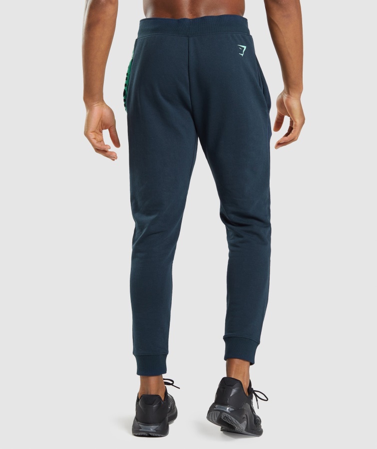 Gymshark Marineblå Dristige Joggere