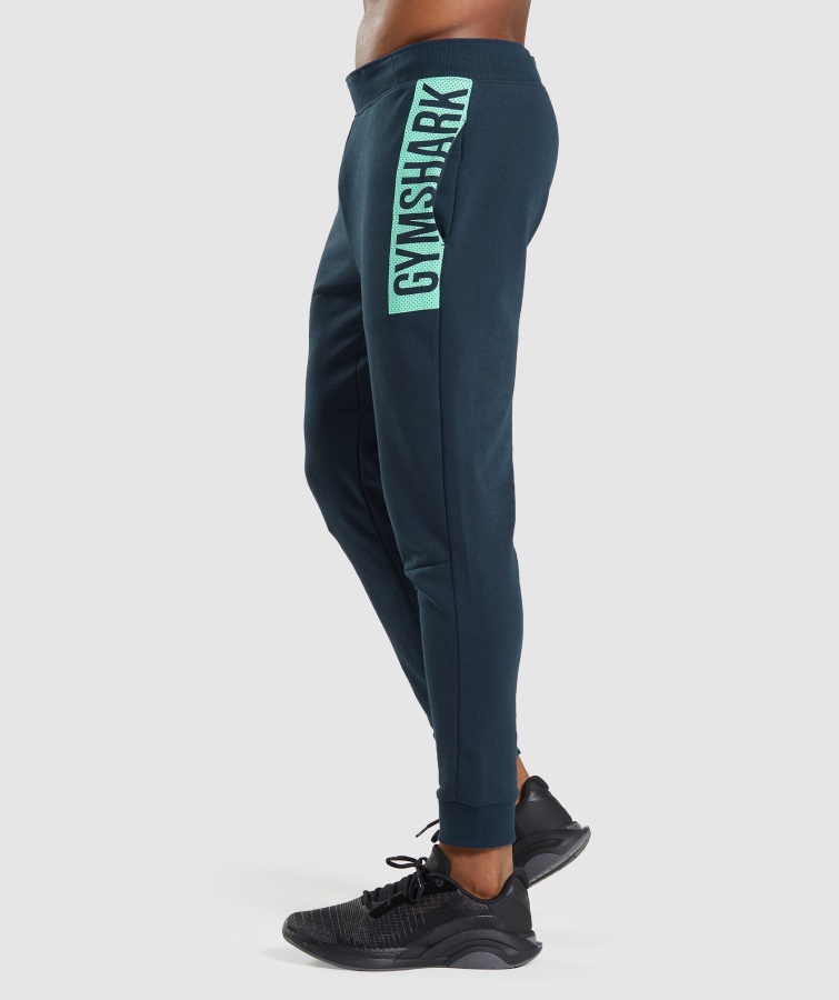 Gymshark Marineblå Dristige Joggere