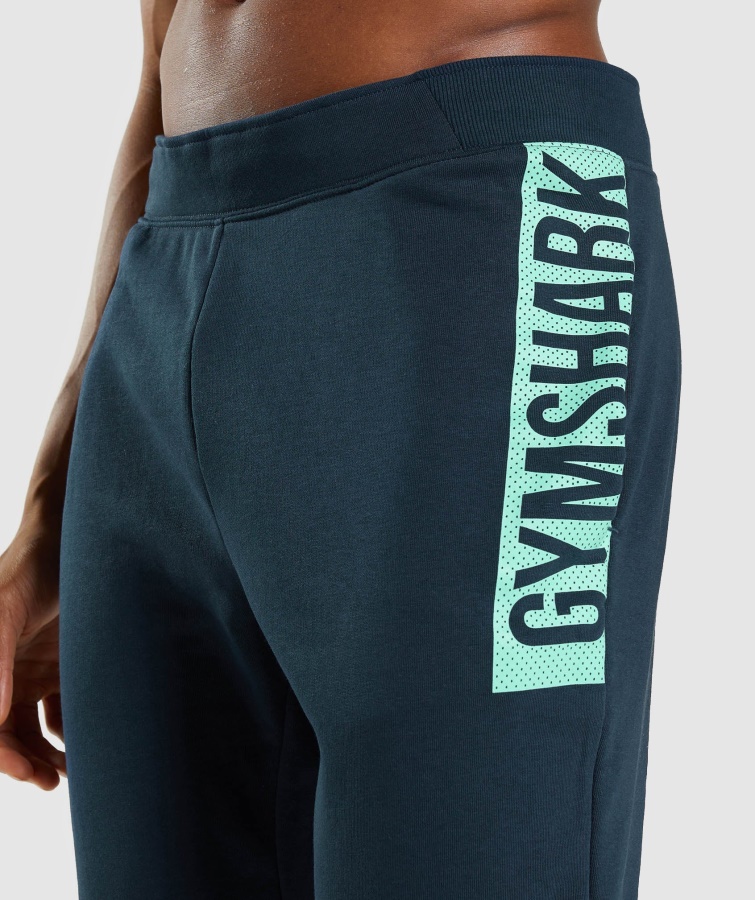 Gymshark Marineblå Dristige Joggere