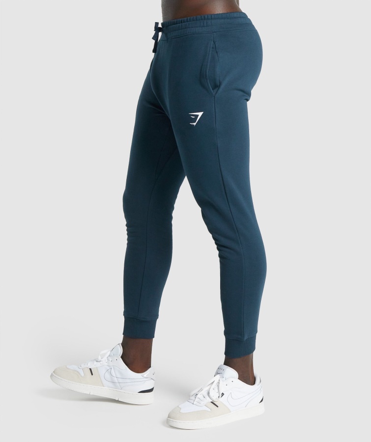 Gymshark Navy Crest Joggere