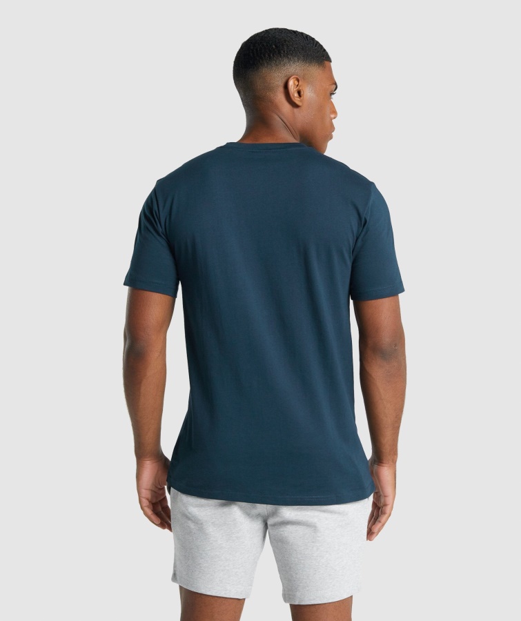Gymshark Navy Crest T-shirt