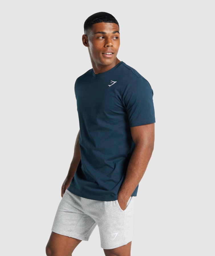 Gymshark Navy Crest T-shirt
