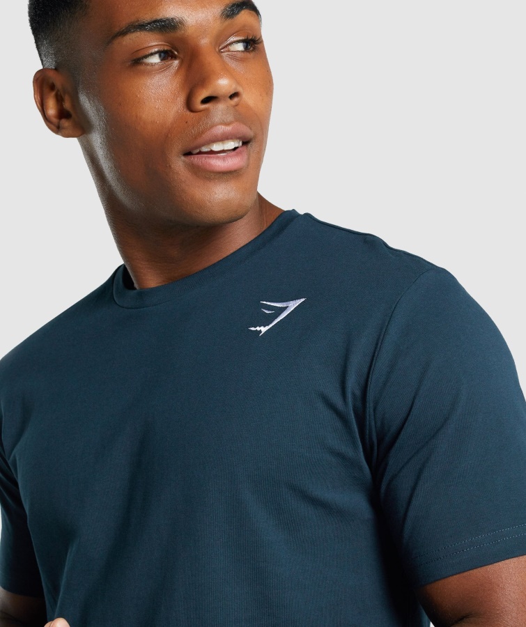 Gymshark Navy Crest T-shirt