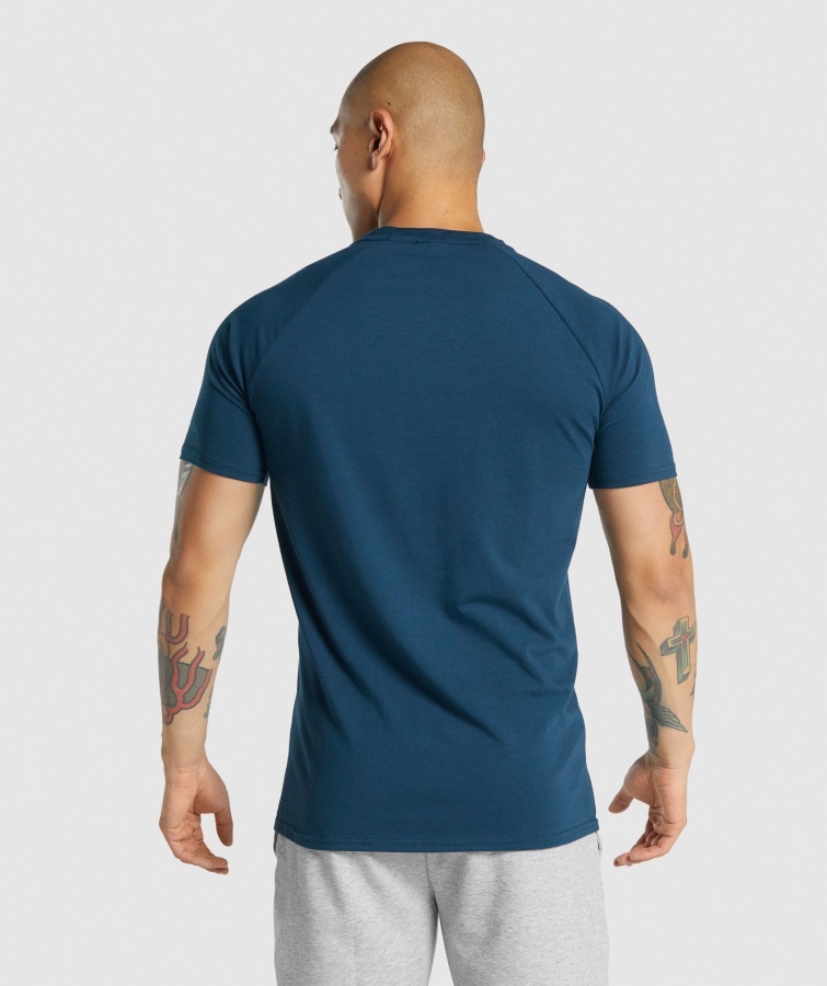 Gymshark Navy Kritisk 2.0 T-shirt