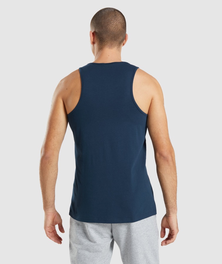 Gymshark Navy Kritisk 2.0 Tank